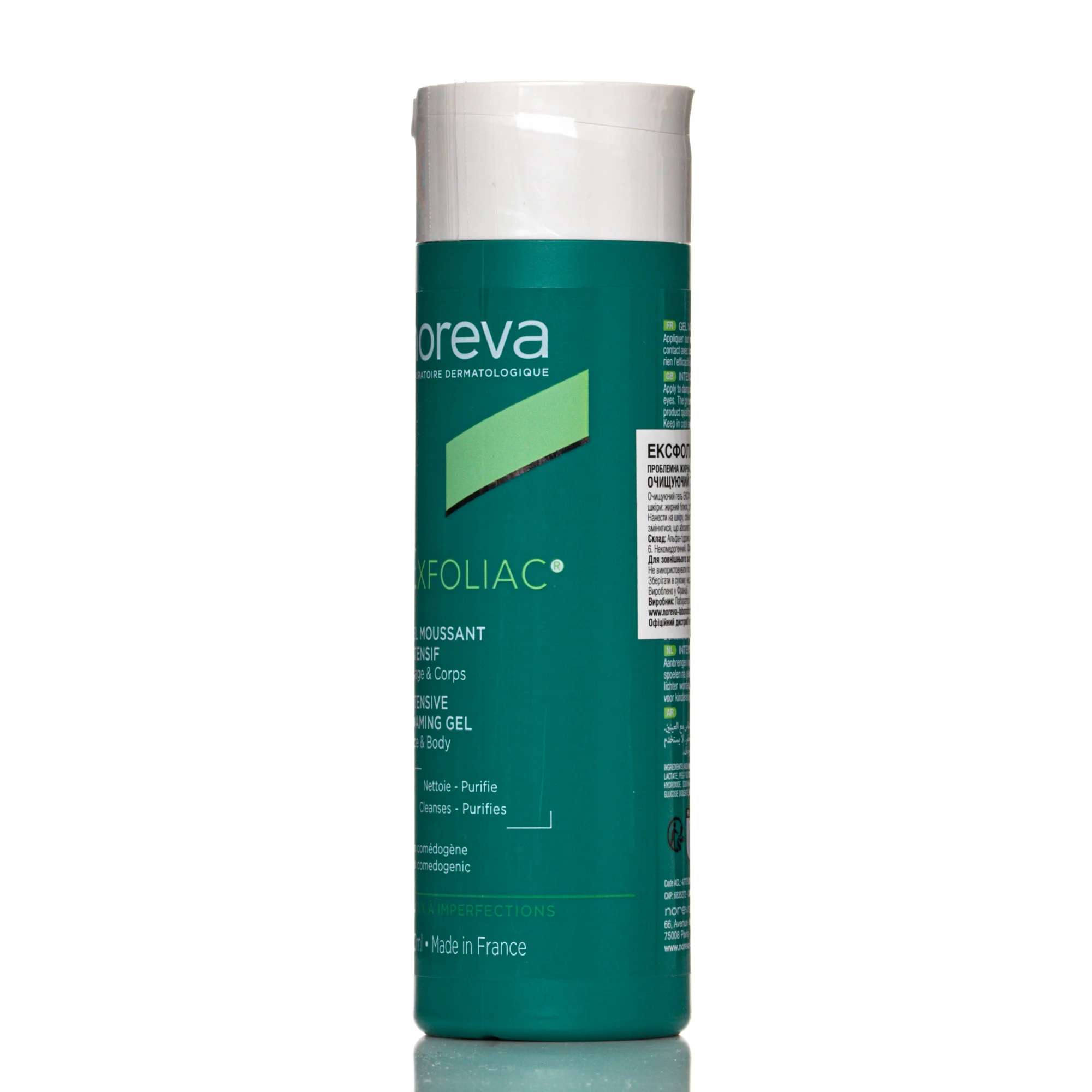 Очищающий гель Noreva (Норева) Exfoliac, 200 мл: инструкция, цена