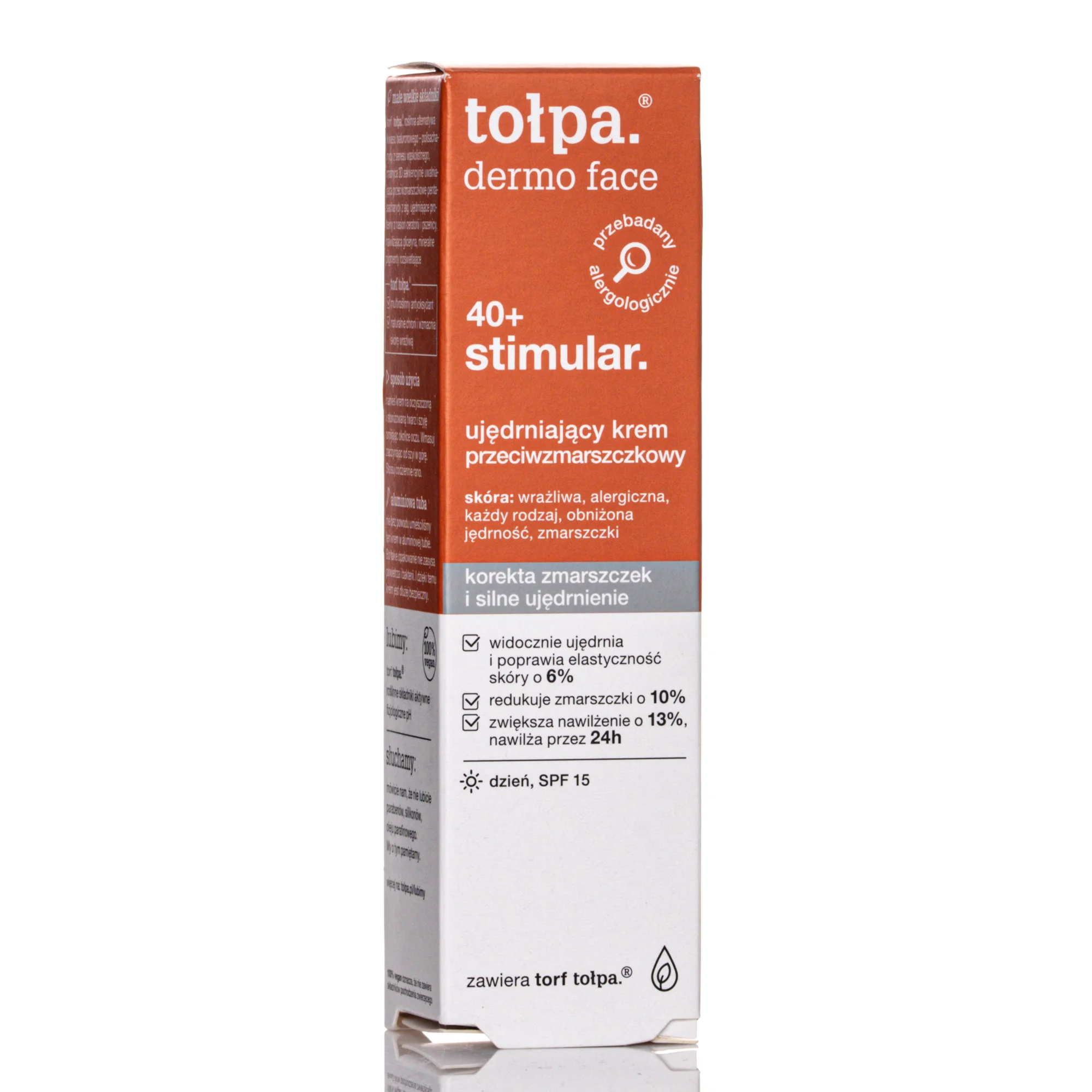 Крем денний Tolpa (Толпа) Dermo Face Stimular 40+ проти зморшок SPF15 ...