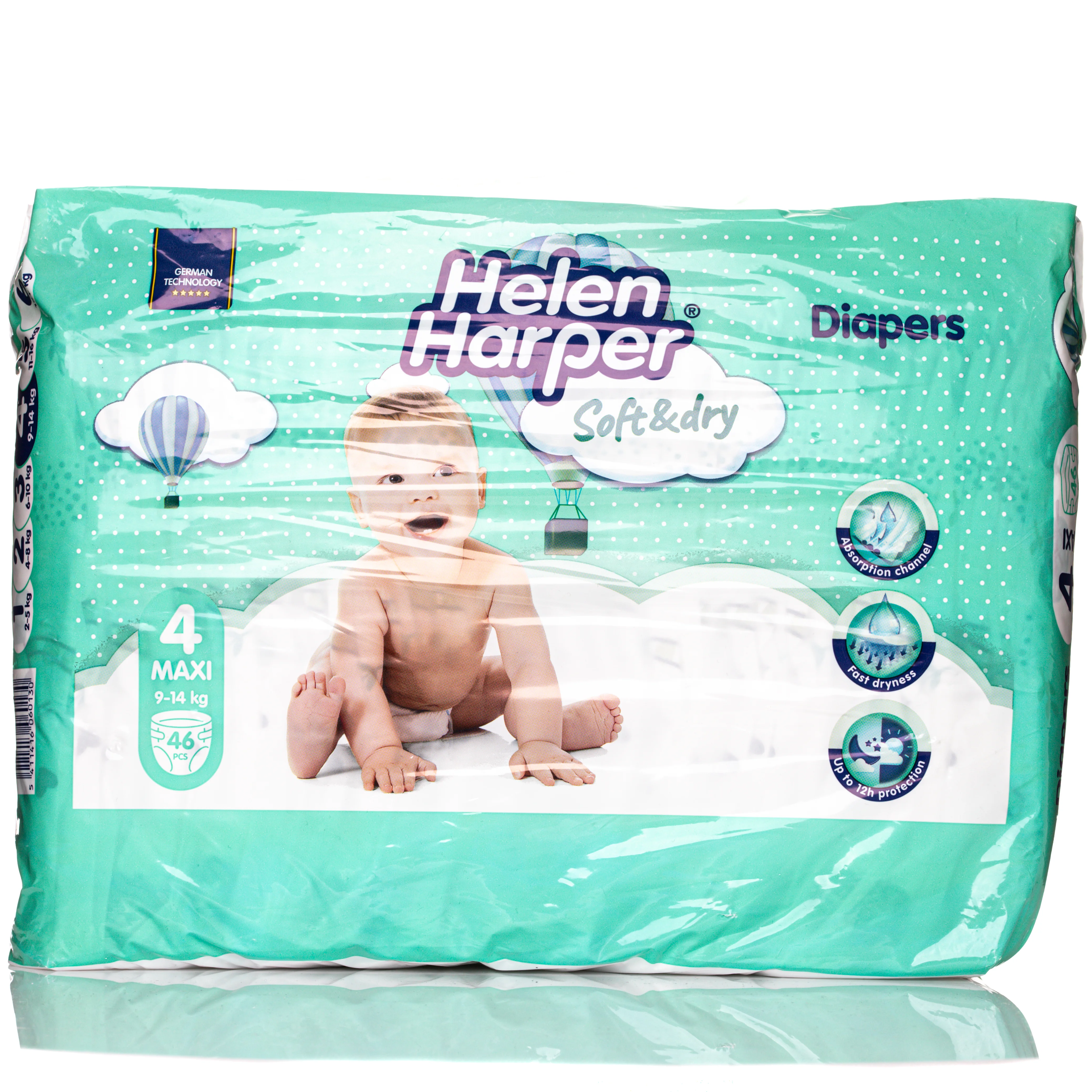 Підгузки Helen Harper (Хелен Харпер) Soft & Dry Maxi 4 (7-18кг