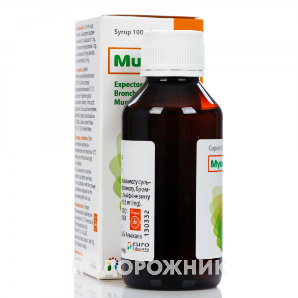 Мукотек сироп, 100мл: інструкція, ціна, відгуки, аналоги. Купити ...