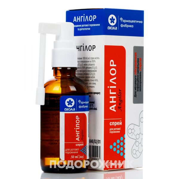 Ангілор спрей для ротової порожнин, 50 мл: інструкція, ціна, відгуки ...