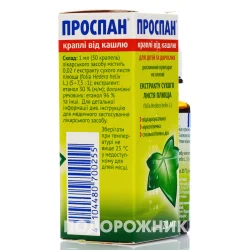 Проспан Капли От Кашля По 20 Мг/Мл, 20 Мл: Инструкция, Цена.
