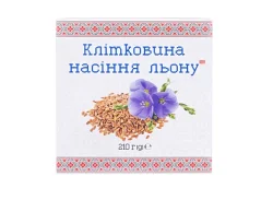 КЛІТКОВИНА НАСІННЯ ЛЬОНУ ДИЄТИЧНА ДОБАВКА, Фармаком ТОВ ПТФ (Україна, Харків), 210 г