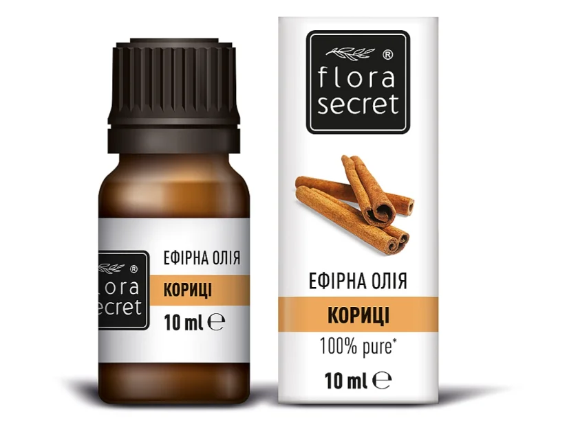 Ефірна олія Флора Сікрет (Flora Secret) кориці, 10 мл