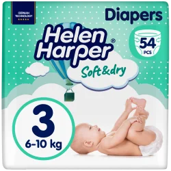 Підгузки Helen Harper (Хелен Харпер) Soft & Dry midi 6-10 кг, 54 шт.