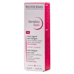 Крем-уход для контура глаз Bioderma (Биодерма) Sensibio Eye+, 15 мл