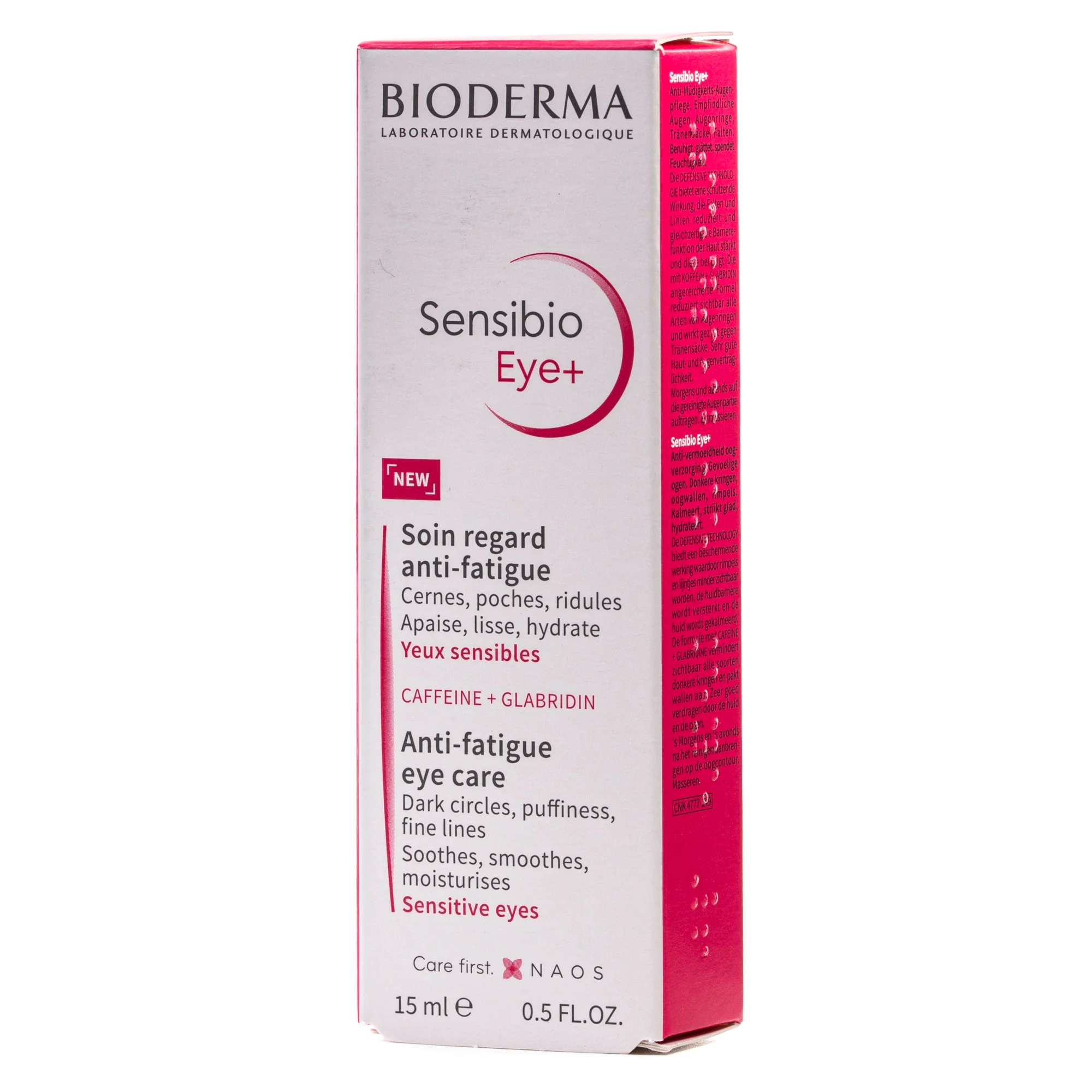 Крем-догляд для контуру очей Bioderma (Біодерма) Sensibio Eye+, 15 мл