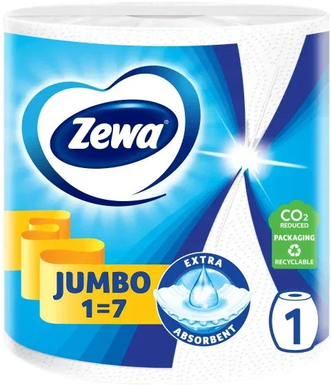 Полотенца бумажные Zewa Jumbo (Зева Джамбо) 2-слойные, 325 отрывов