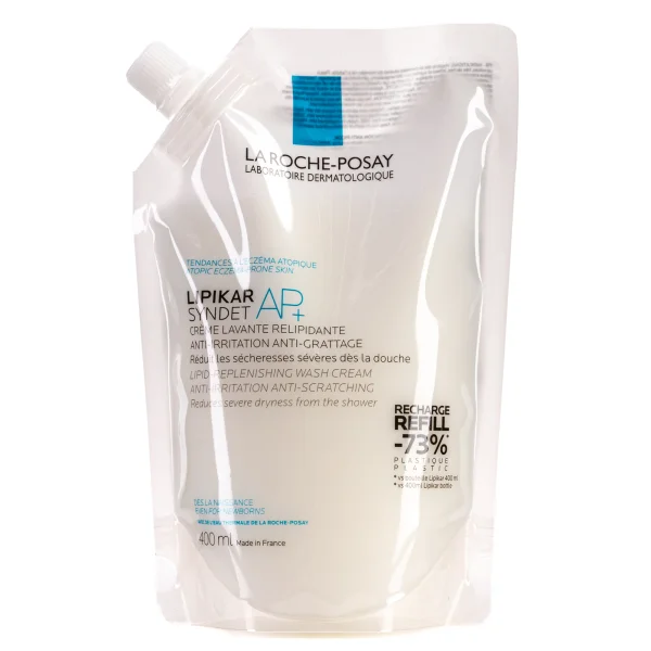 Крем-гель для умывания La Roche-Posay (Ля Рош-Позе) Lipikar Syndet AP+ очищающий для склонной к атопии кожи, 400 мл