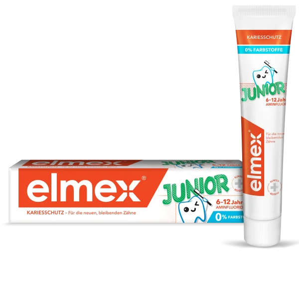 Зубна паста Elmex (Елмекс) Junior для дітей 6-12 років від карієсу, 75 мл