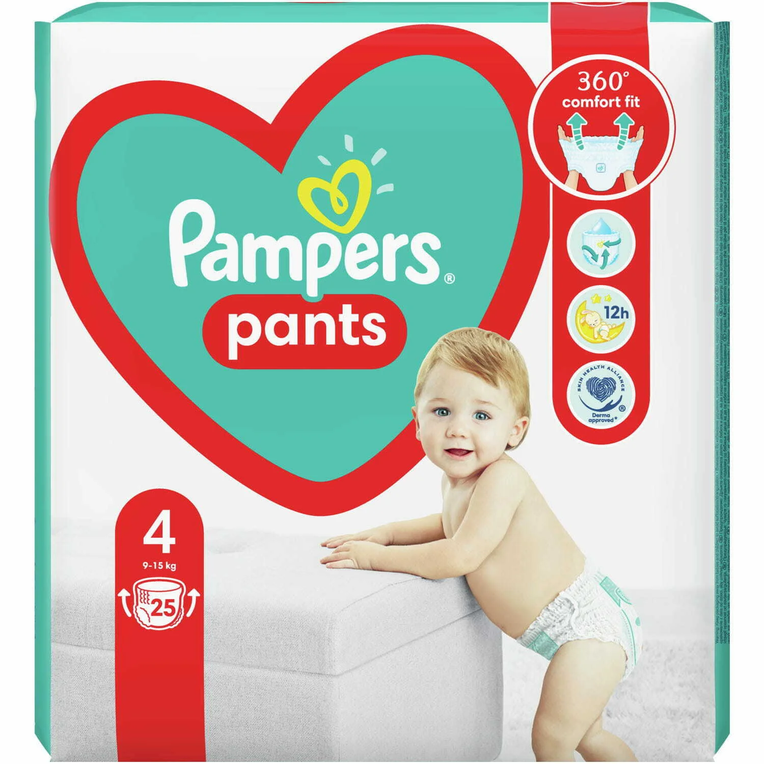 Підгузники-трусики дитячі Pampers (Памперс) Pants максі (9-15 кг), 25 шт.