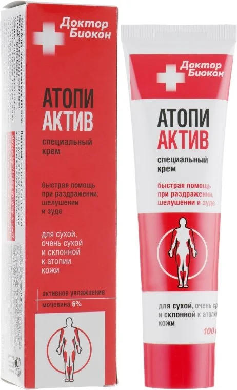 Крем Доктор Біокон Атопі Актив для дуже сухої та схильної до атопії шкіри, 100 мл