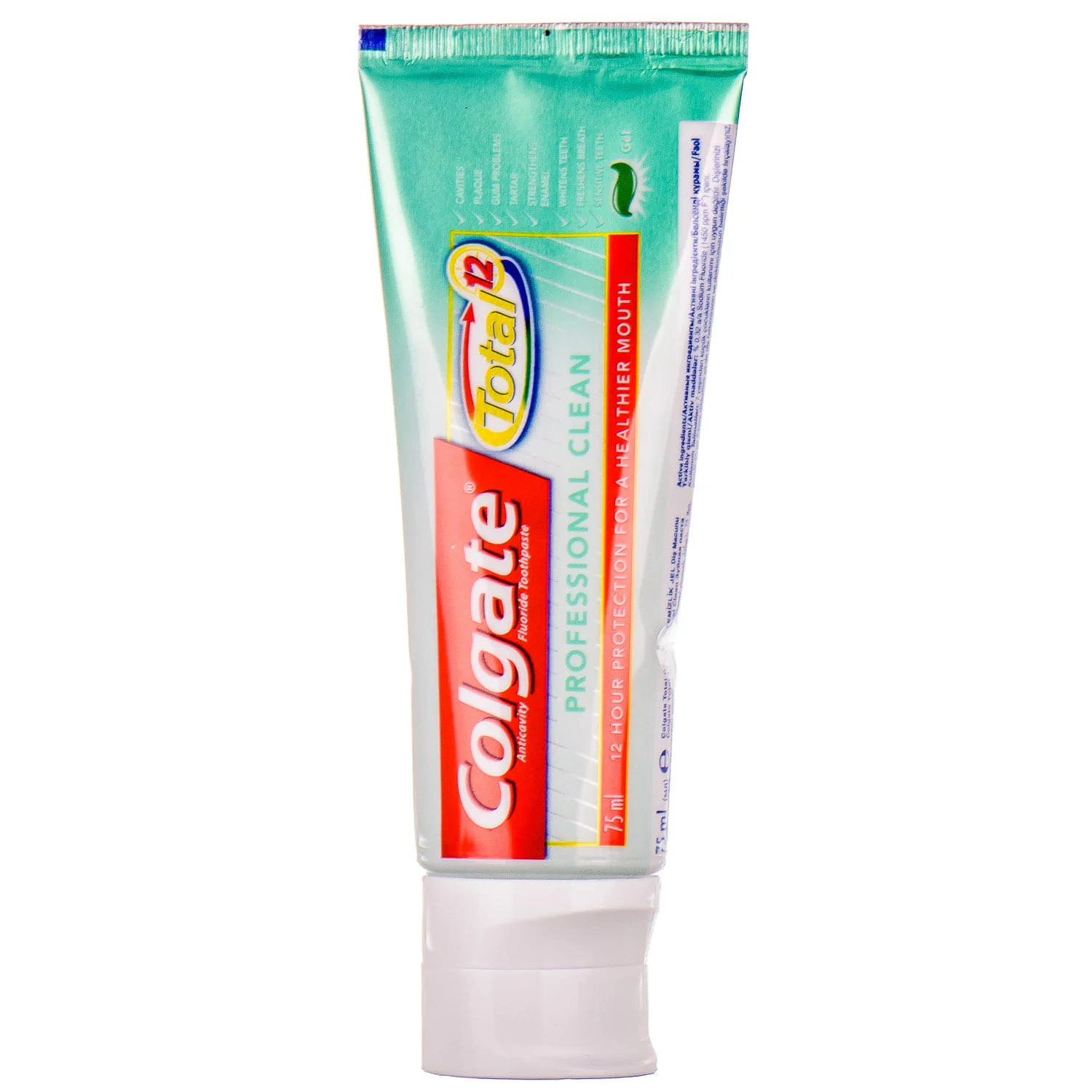 Зубна паста-гель Колгейт (Colgate) Тотал 12 Професіональна чистка, 75 мл