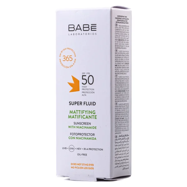 Флюїд сонцезахисний Бабе Сан Протекшин (Babe Laboratorios Sun Protection) з матуючим ефектом SPF50, 50 мл