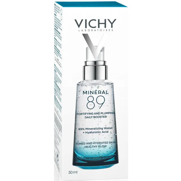 Гель-бустер для лица Vichy (Виши) Mineral 89 (Минерал 89) усиливает упругость и увлажнение кожи, 50 мл