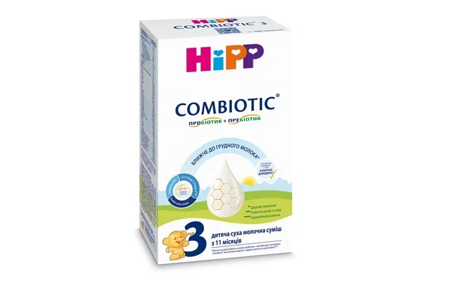 Суха молочна суміш HiPP (Хіпп) 3 Combiotic для дітей від 11 місяців, 300 г