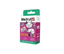 Пластир Medrull (Медрул) набір Кідс на полімерній основі розмір 1,9*7,2 см, 10 шт.