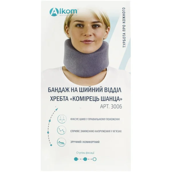 Бандаж на шийний відділ Алком 3006 розмір 3, 1 шт.