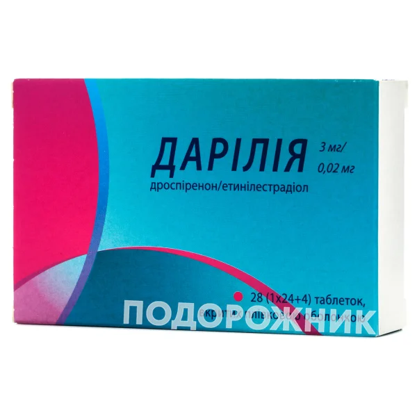 Дарілія таблетки пероральної контрацепції, 28 шт.