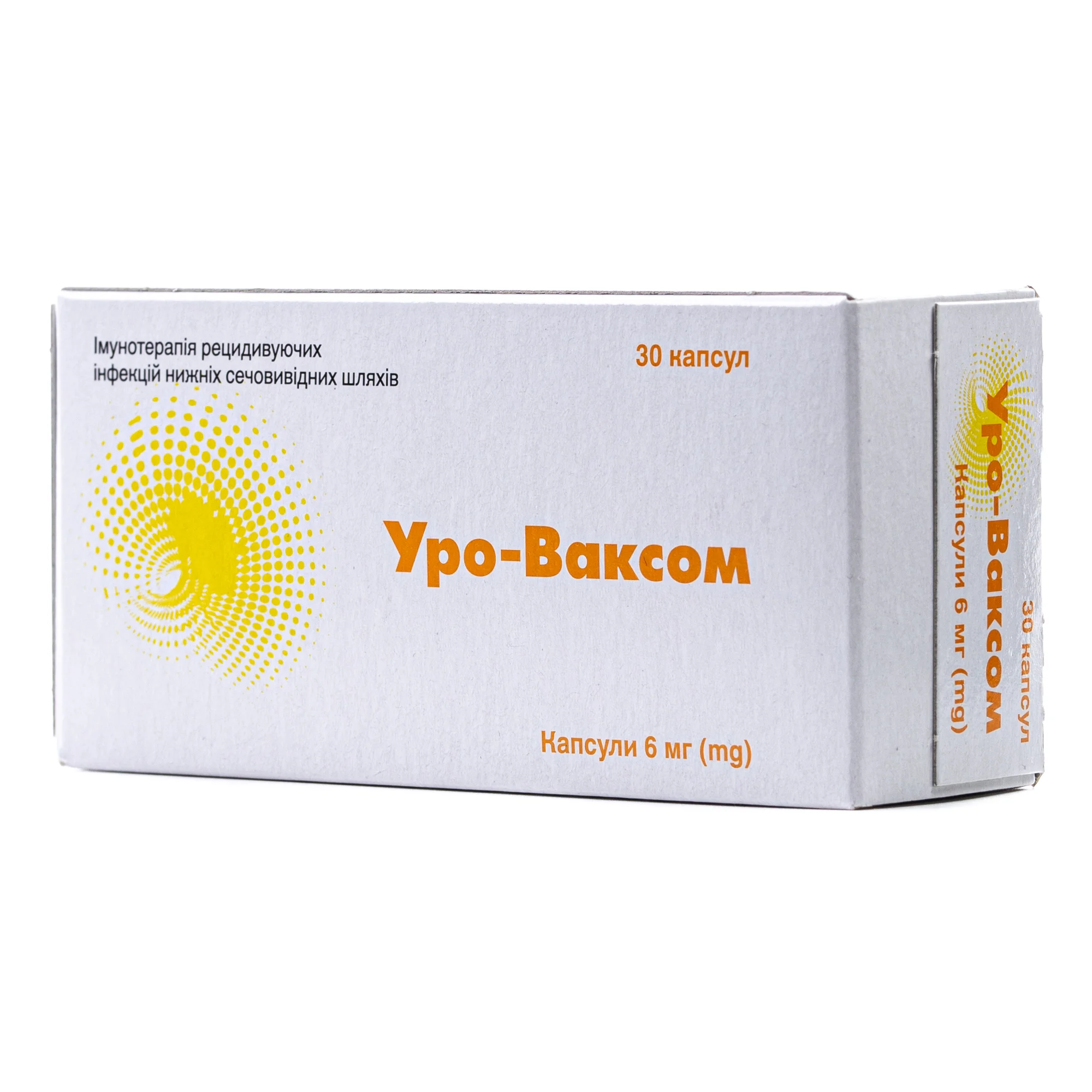 Уро-Ваксом капсули по 6 мг, 30 шт.