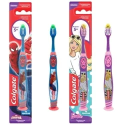 Зубна щітка дитяча Colgate (Колгейт) 5+ Барбі/Людина-павук, 1 шт.