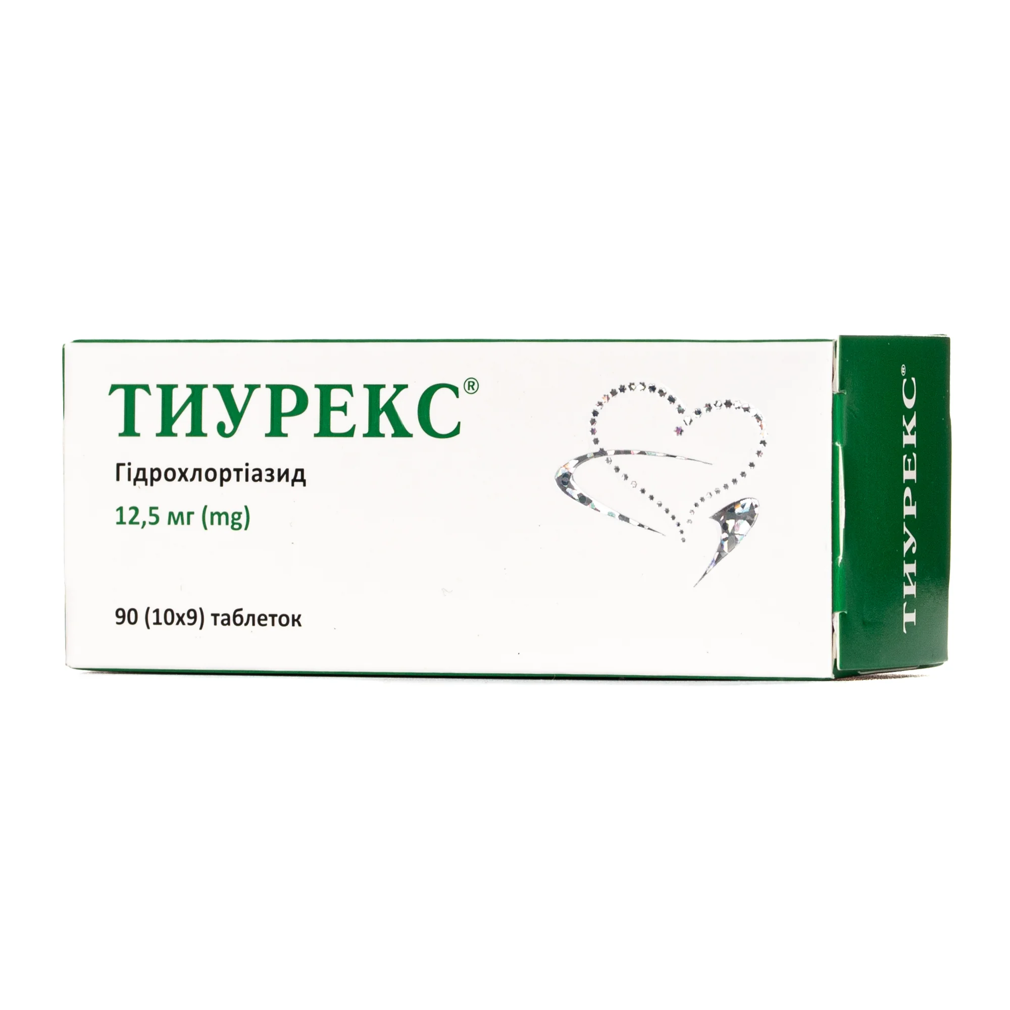Тиурекс таблетки по 12,5 мг, 90 шт.