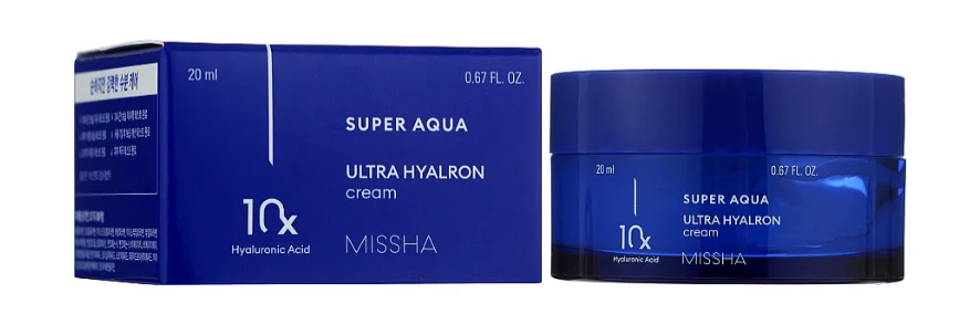 Гель-крем для обличчя Missha (Міша) Super Aqua Ultra Hyalron з гіалуроновою кислотою, 70 мл