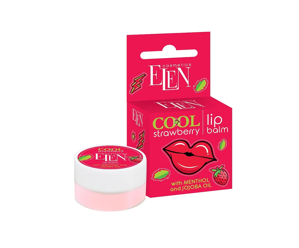 Бальзам для губ Elen (Елен) Cool Strawberry, 9 г