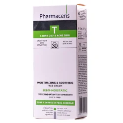 Крем для обличчя Pharmaceris (Фармацеріс) T Sebo-Moistatic зволожуювальний, 50 мл