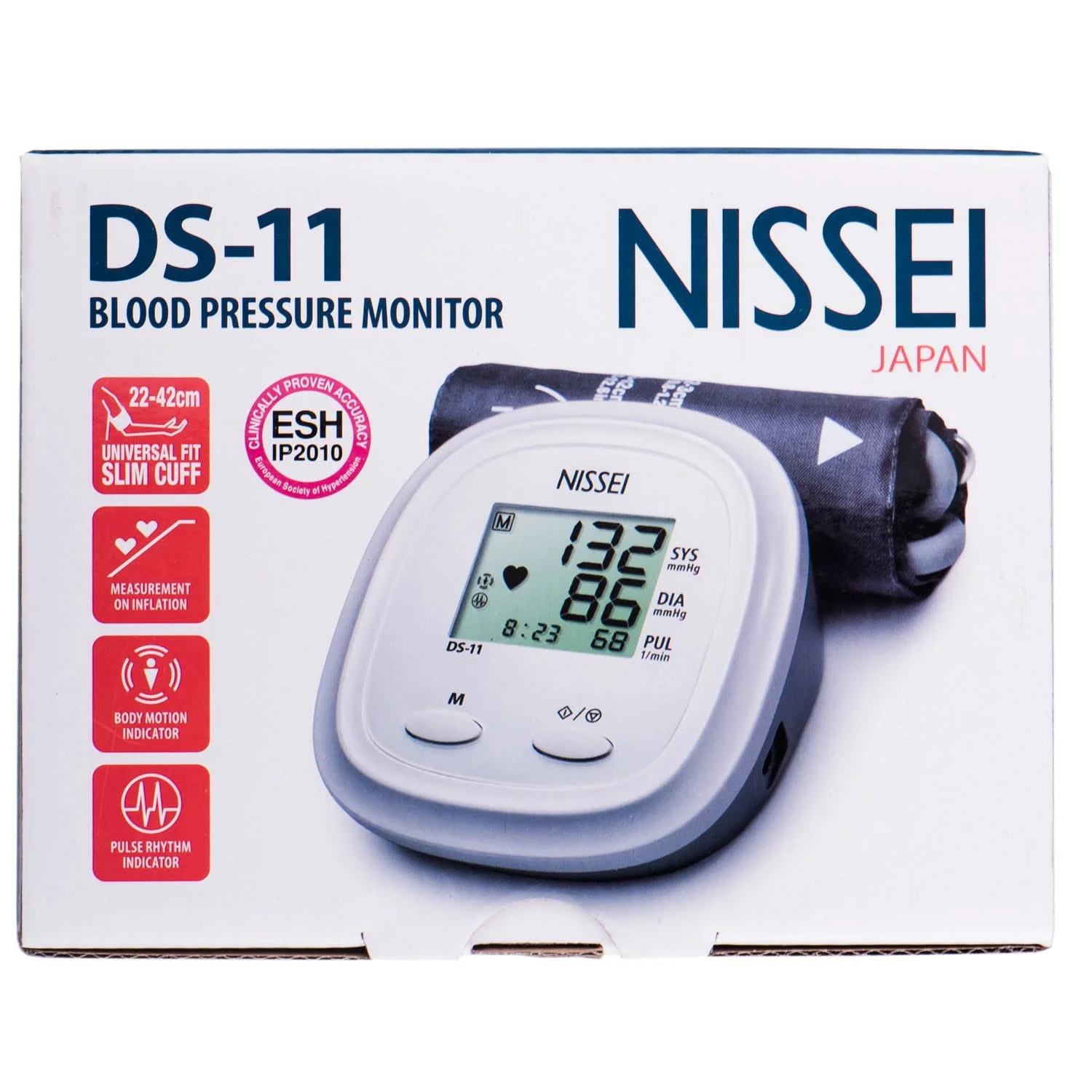 Тонометр NISSEI (Ніссей) модель DS-11 автоматичний з адаптером