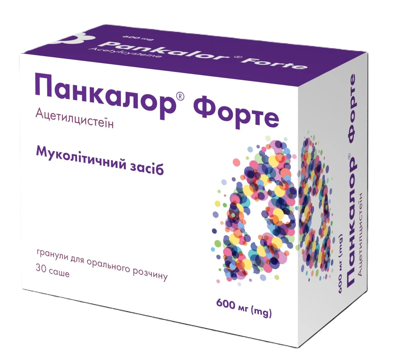 Панкалор форте гранули для орального розчину 600мг/1г у саше, 30 шт.