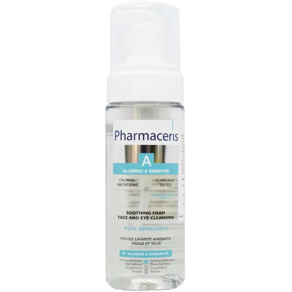 Пенка для лица Pharmaceris (Фармацерис) A очищающая для чувствительной и аллергической кожи Puri-Sensilium (Пури-Сенсилиум), 150 мл
