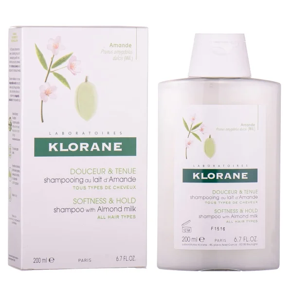 Шампунь для волос KLORANE (Клоран) для увеличения объема миндальное молочко, 200 мл