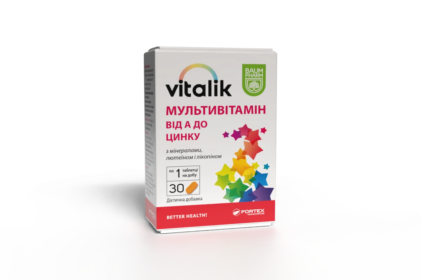 Vitalik (Віталік) мультивітамін таблетки, 30 шт. - Баум Фарм