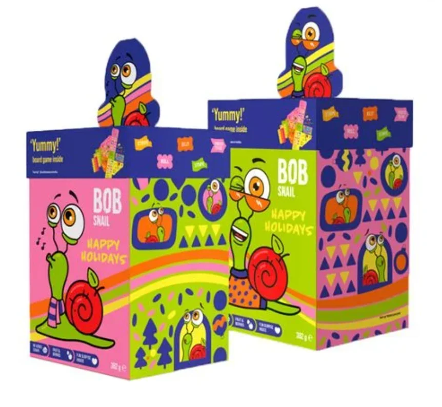 Набір Bob Snail (Равлик Боб) Різдвяний бокс з іграшкою та грою