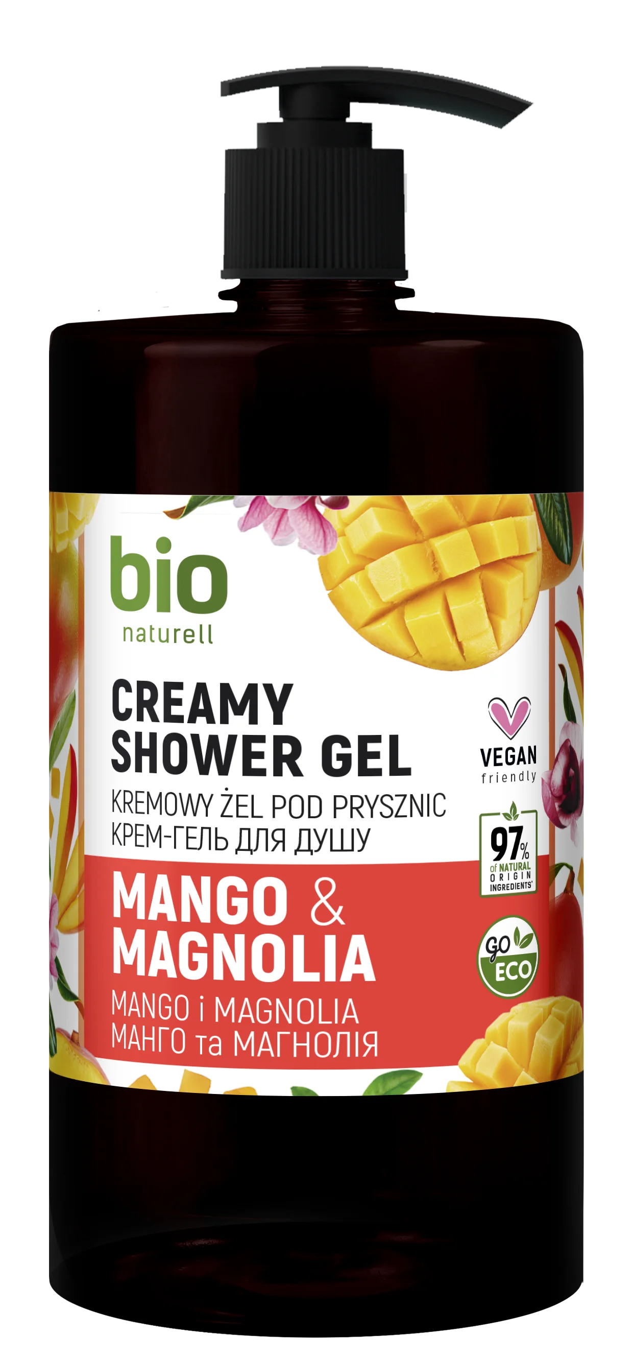 Гель для душу Bio Naturell (Біо Натурель) Манго та магнолія, 946 мл