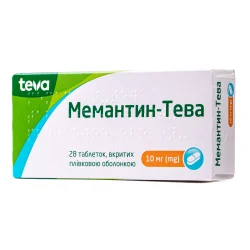 Мемантин-Тева таблетки по 10 мг, 28 шт.