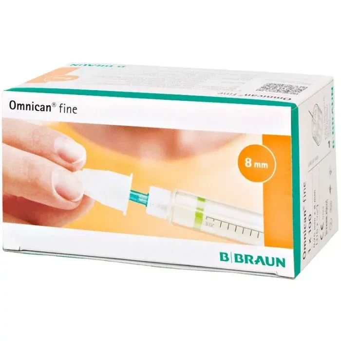 Голка Omnican (Омнікан) fine 0,25 х 8 мм, 100 шт.