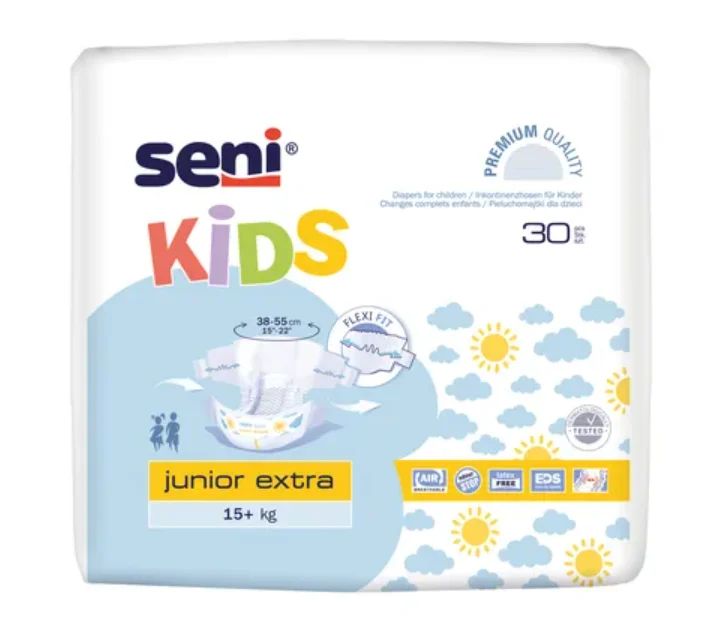Підгузки Seni (Сені) Kids Junior extra, 15+ кг, 30 шт.