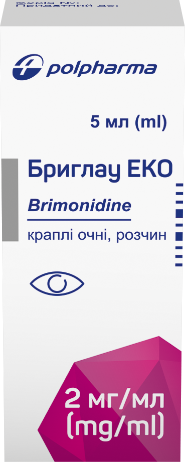 Аналоги препарату Бриглау Еко протиглаукомні краплі для очей по 2 мг/мл ...