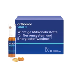 Orthomol Vital M (Ортомол Вітал М) для чоловіків, питний, курс на 30 днів