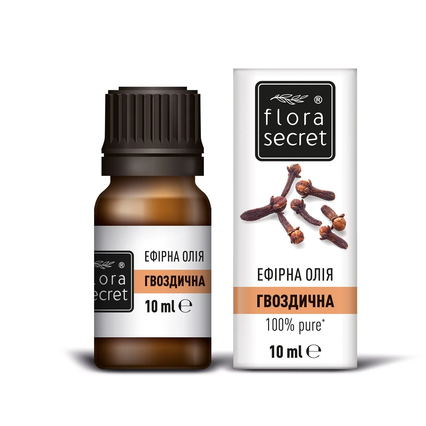 Олія ефірна Флора Сікрет (Flora Secret) гвоздична, 10 мл