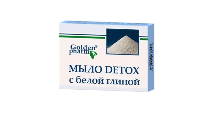 Мило Detox (Детокс) з білою глиною, 70 г