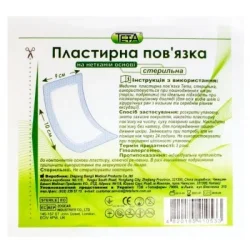 Пластир Тета стерелізована пов'язка неткана, 9 х 10 см, 1 шт.