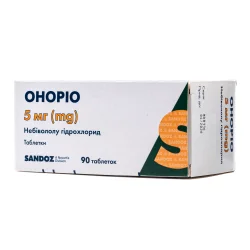 Оноріо таблетки по 5 мг, 90 шт.