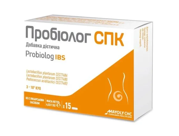Пробиолог СПК капсулы для регулировки микрофлоры кишечника, 15 шт.