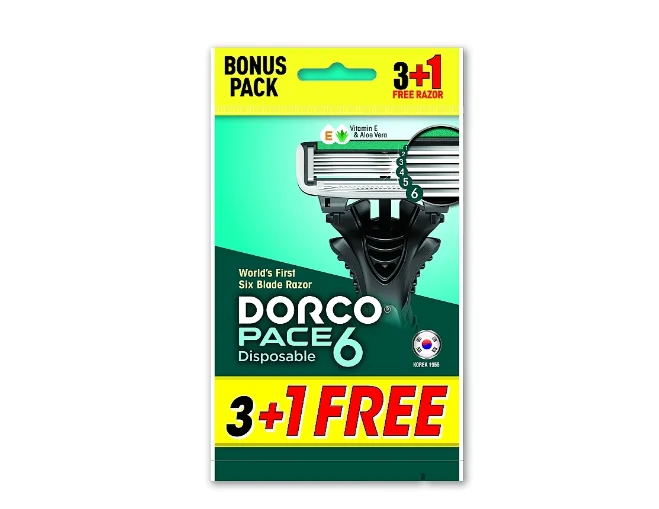 Бритва одноразова Dorco (Дорко), 3+1 шт.