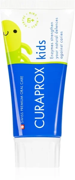 Зубна паста Curaprox для дітей з 6-ти років з фтором та смаком м'яти, 60 мл