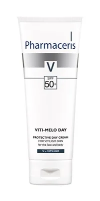 Крем для лица и тела Pharmaceris (Фармацерис) Viti-Melo Day защитный для кожи с витилиго дневной SPF 50+, 75 мл