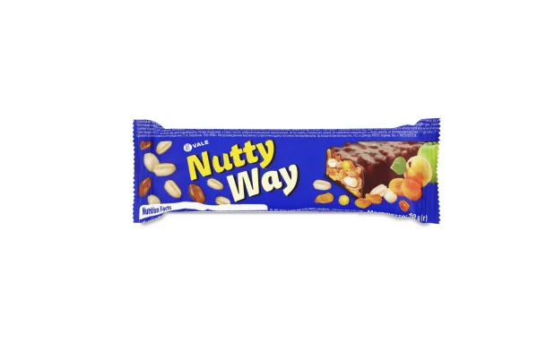Батончик-мюсли Nutty Way (Натти Вэй) с фруктами и орехами глазированный, 40 г